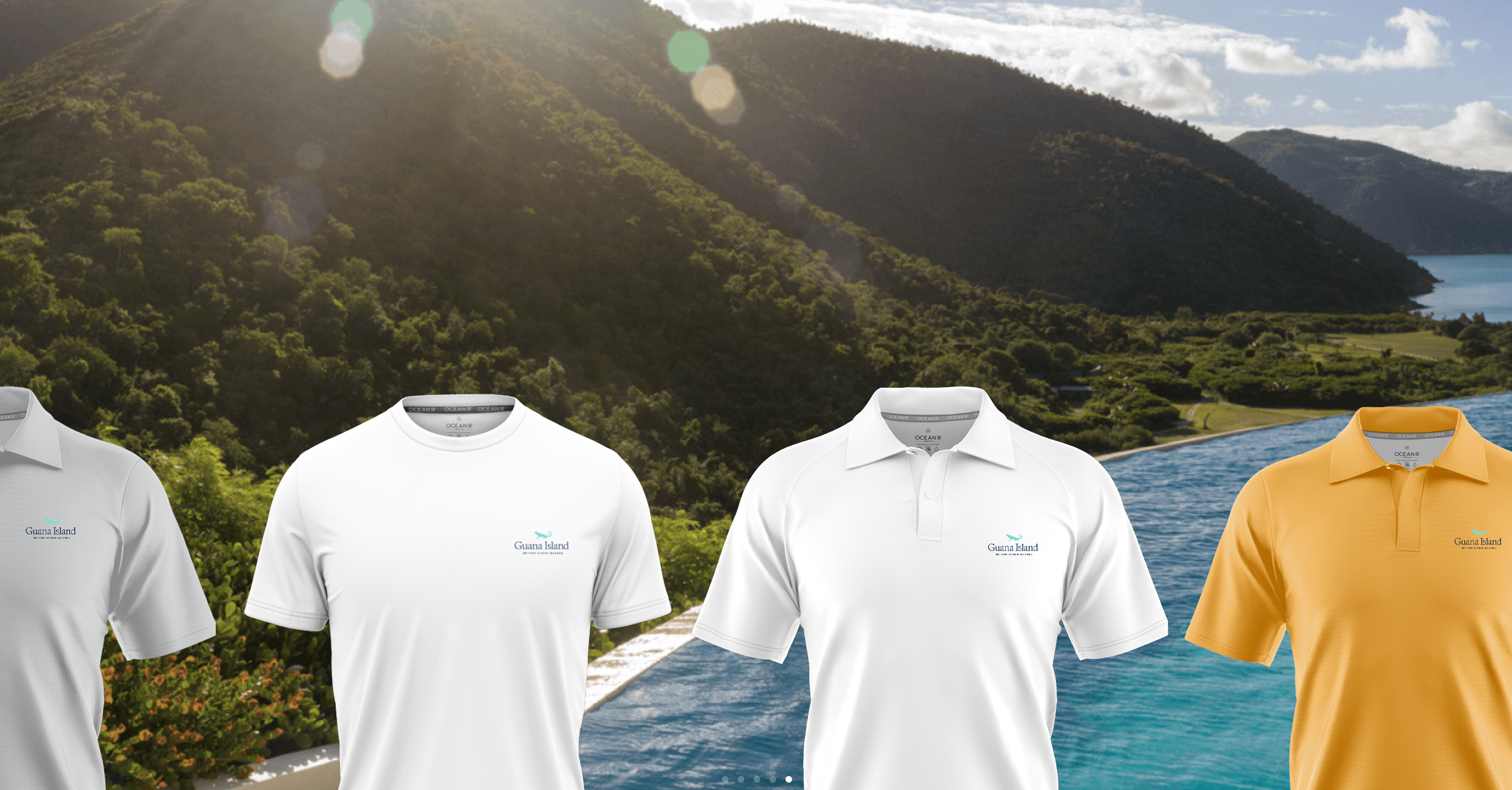 Guana Island X OceanR: Sustainable Branded Team Wear & Guest Boutique Gifts