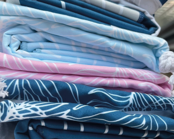 OCEANR sustainable custom compact towels