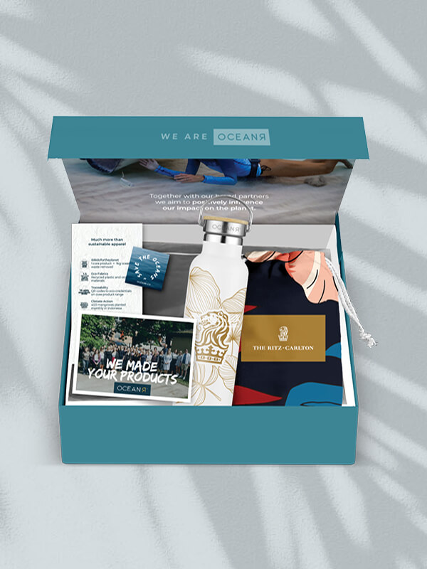 The Ritz Landing Page gift box